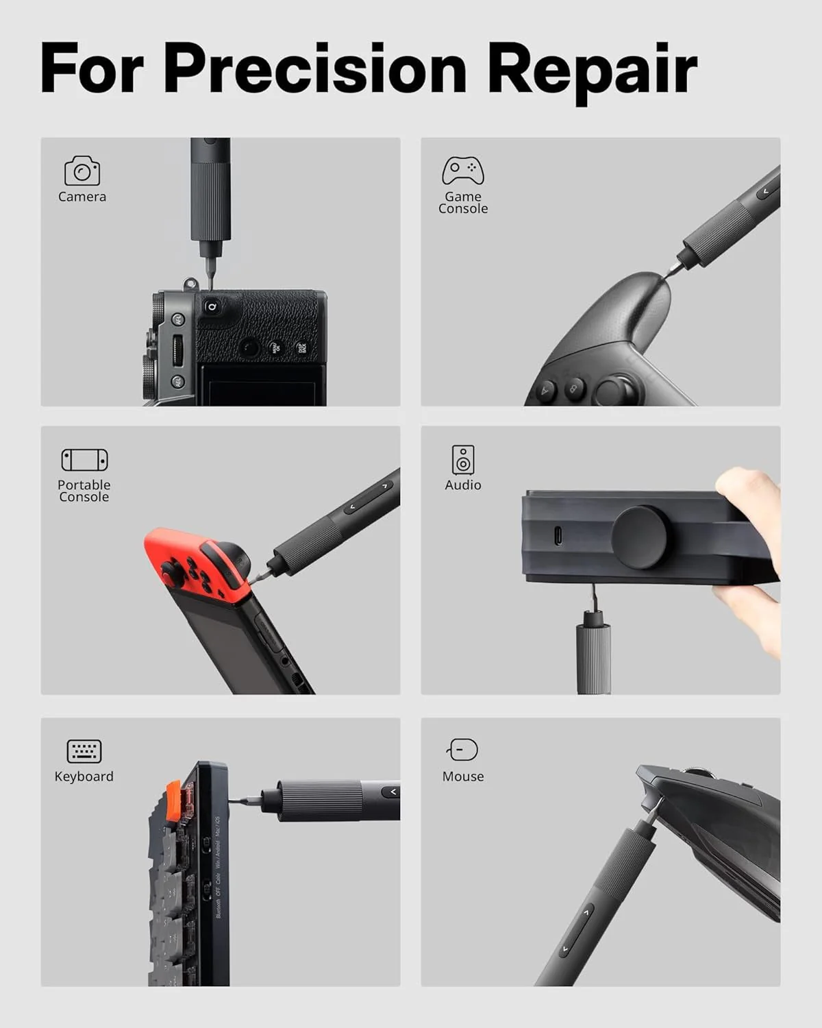 HOTO Precision Electric Screwdriver in 1 Magnetic Driver Bits [Set 25] - Image 7