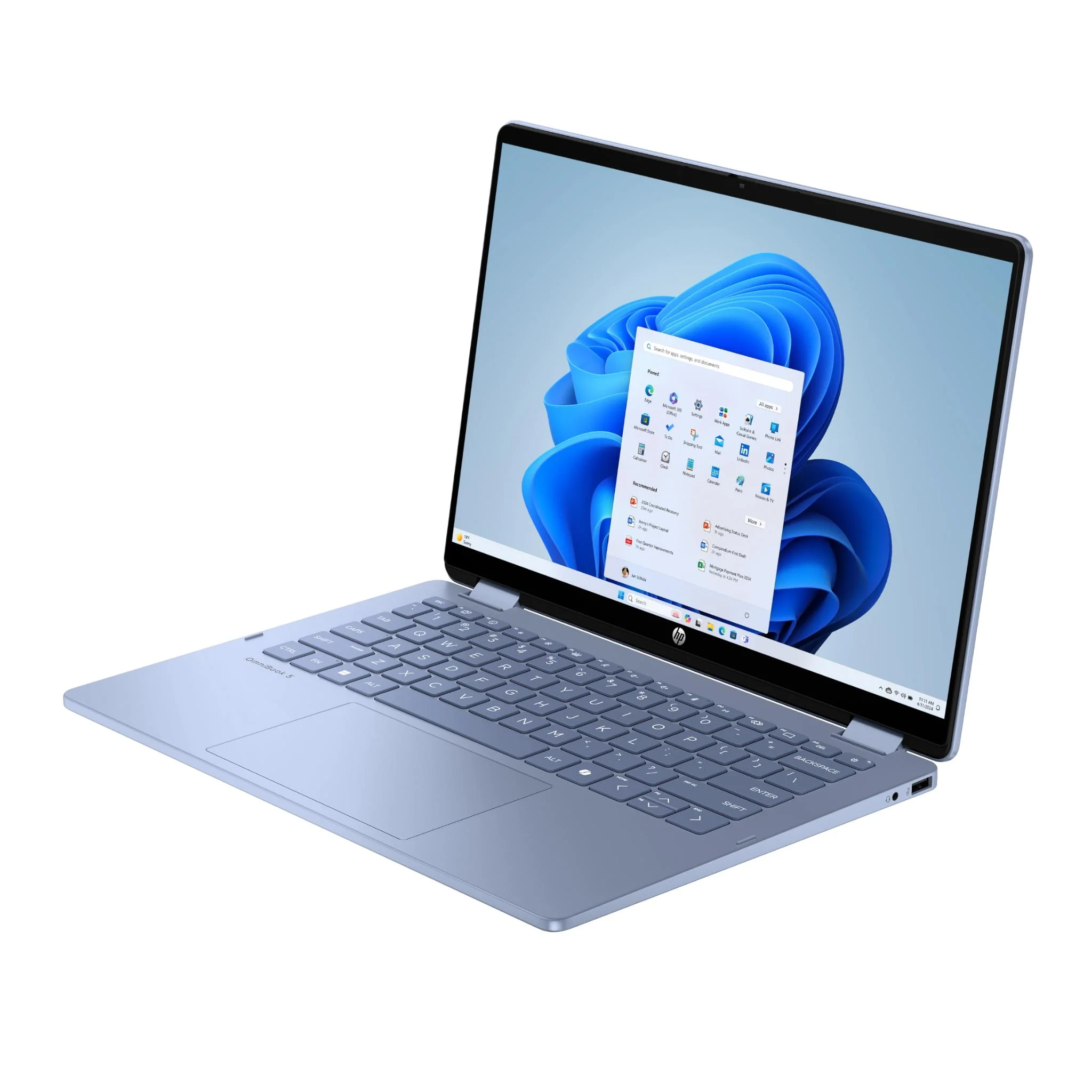 HP OmniBook 5 Flip 14" WUXGA 2-in-1 OLED AI PC Laptop (Intel Core Ultra 5 - 322)[512GB/Sky Blue] - Image 2