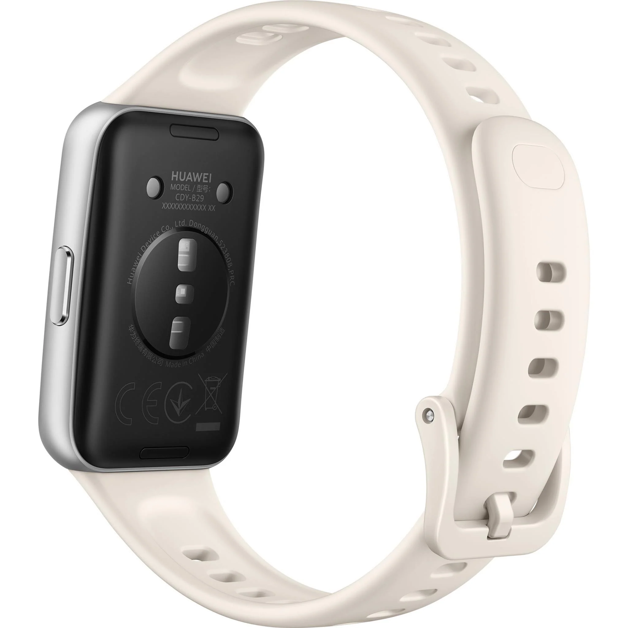 Huawei Band 11 Aluminium Alloy Case with Fluoroelastomer Strap (White) - Image 3
