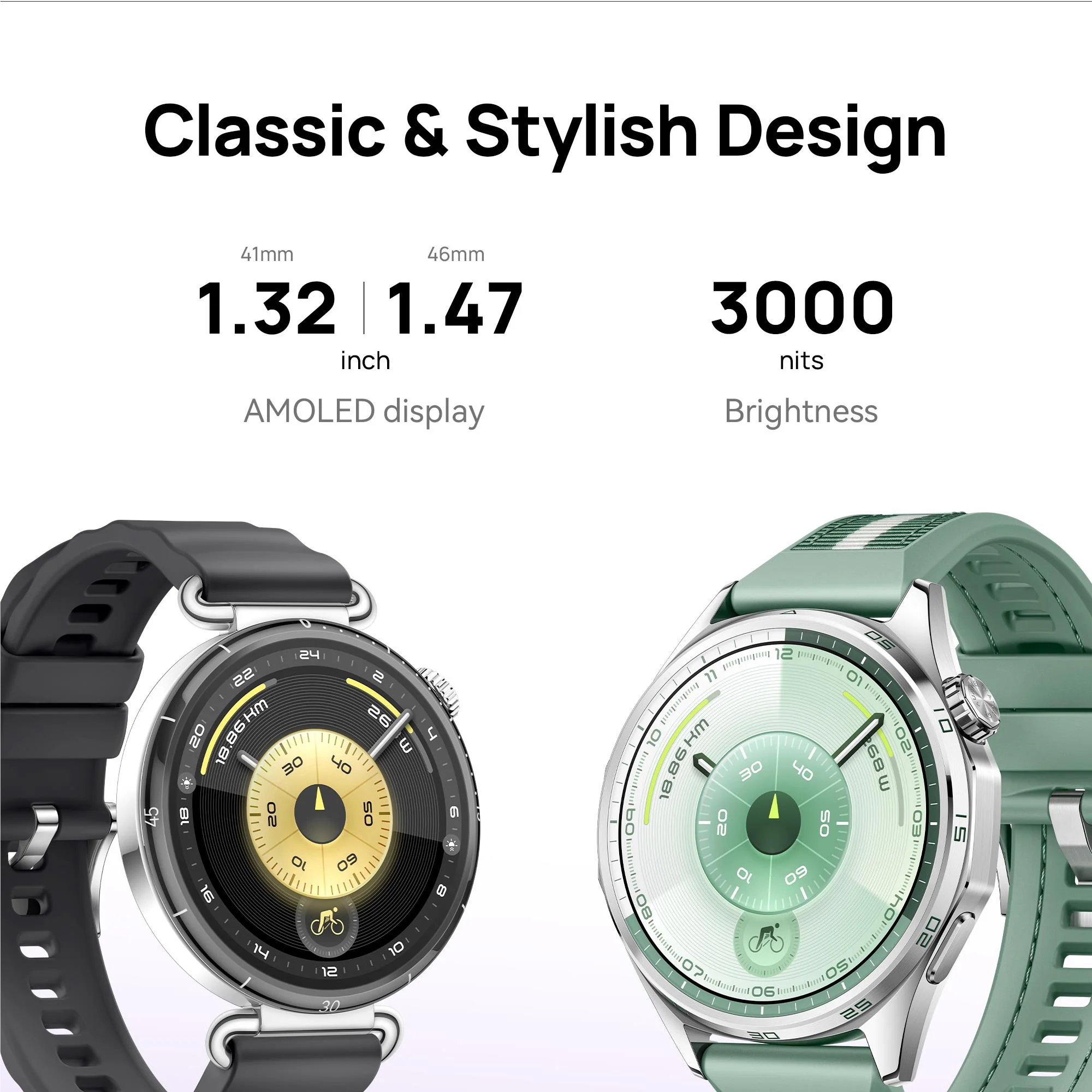 Huawei Watch GT 6 41mm  (Purple Fluoroelastomer Strap) - Image 7