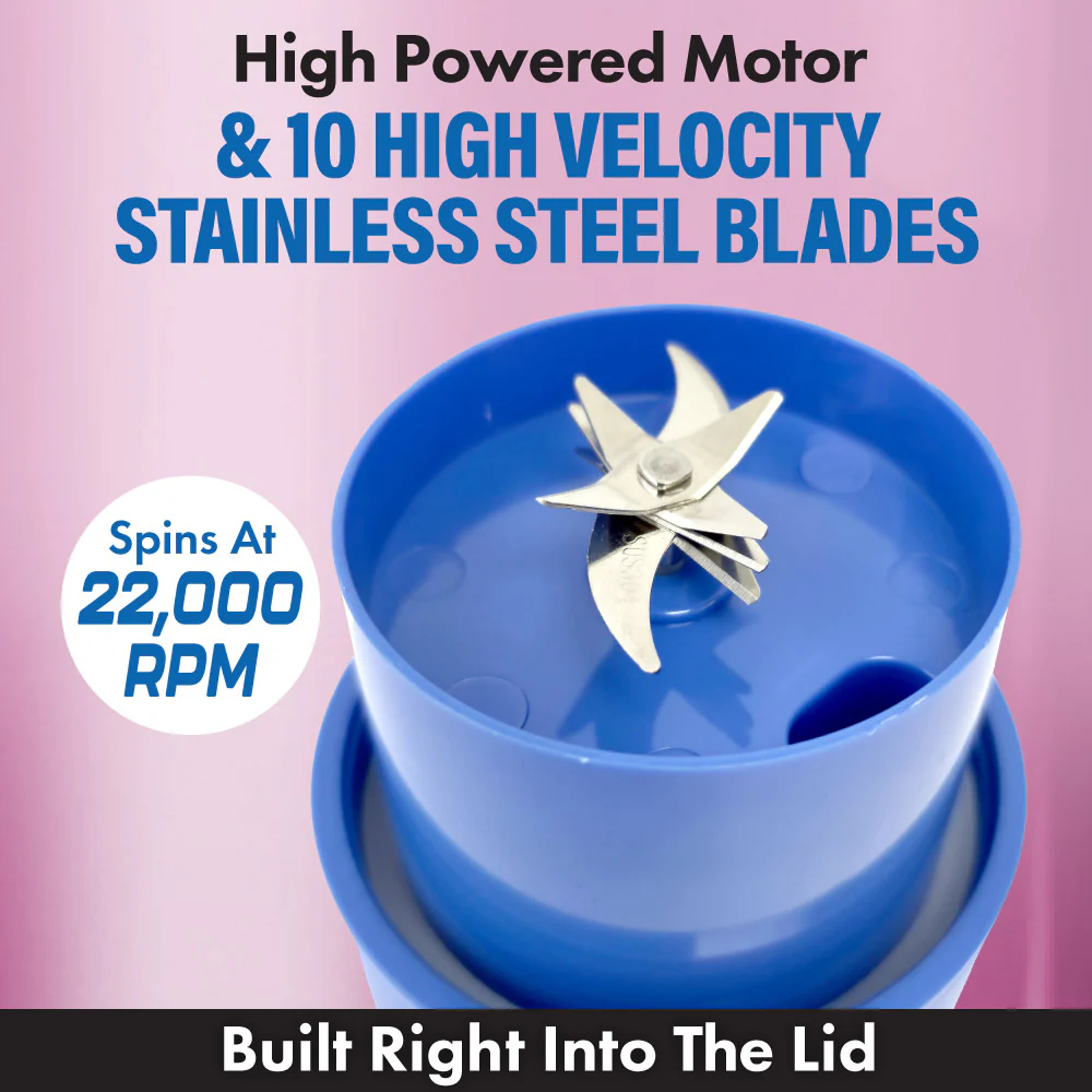 Hy-Impact Better Blender Pro, Powerful Cordless Handheld Blender - Image 3