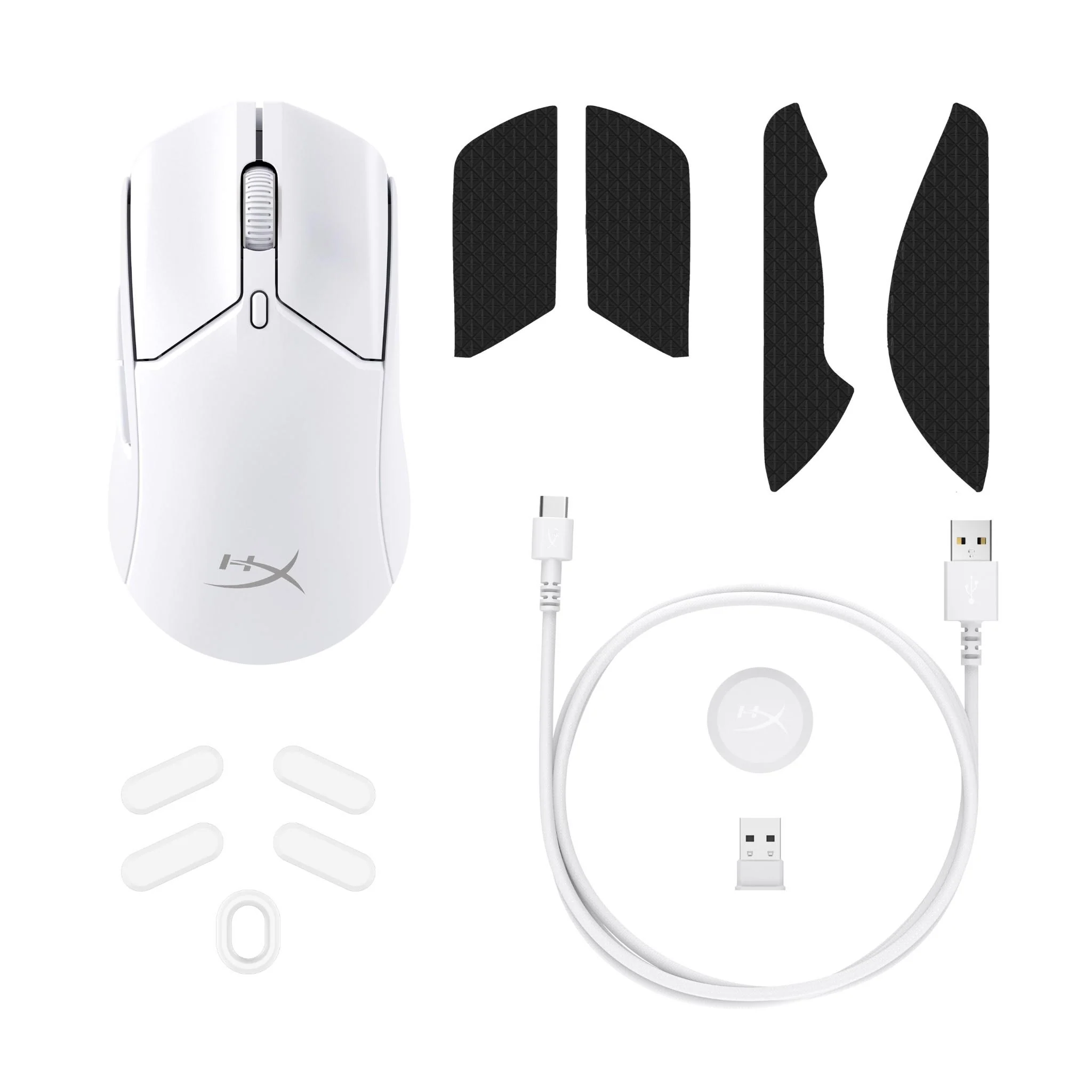 HyperX Pulsefire Haste 2 Wireless Gaming Mouse (White) - Image 9