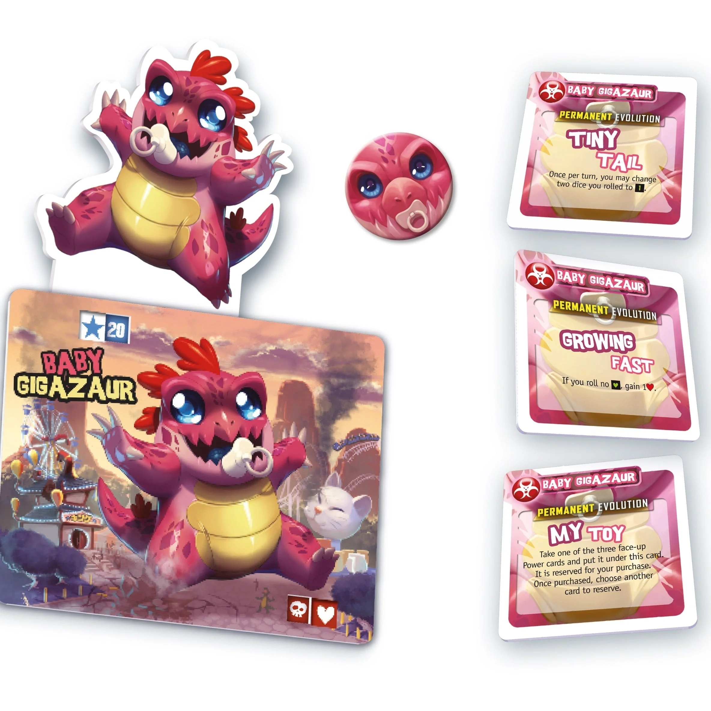 Iello King of Tokyo BABY GIGAZAUR Game - Image 2