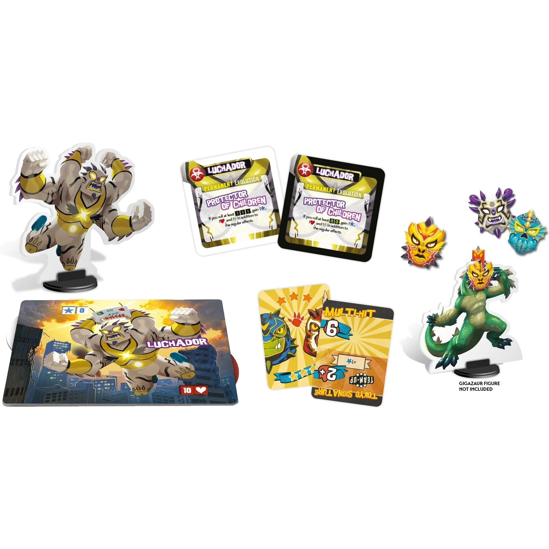 Iello King of Tokyo Luchador Monster Pack Game - Image 2
