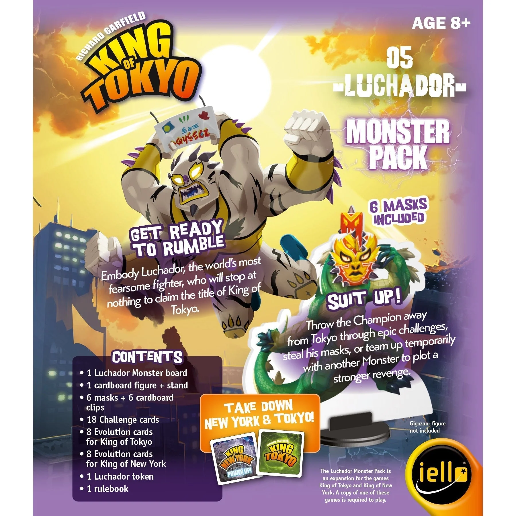 Iello King of Tokyo Luchador Monster Pack Game - Image 4