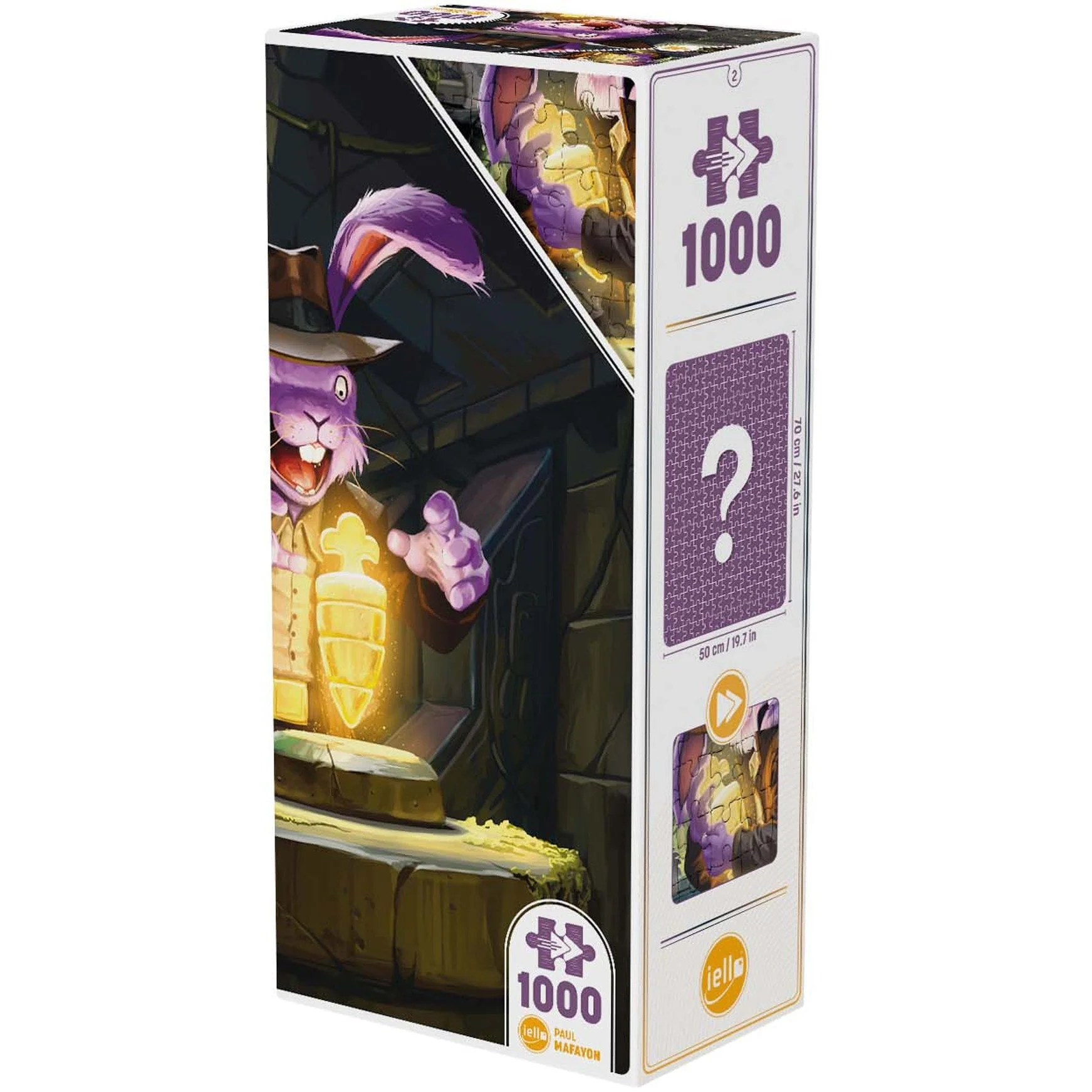 IELLO Puzzle Twist Bunny Kingdom Explorer 1000-Pieces - Image 2