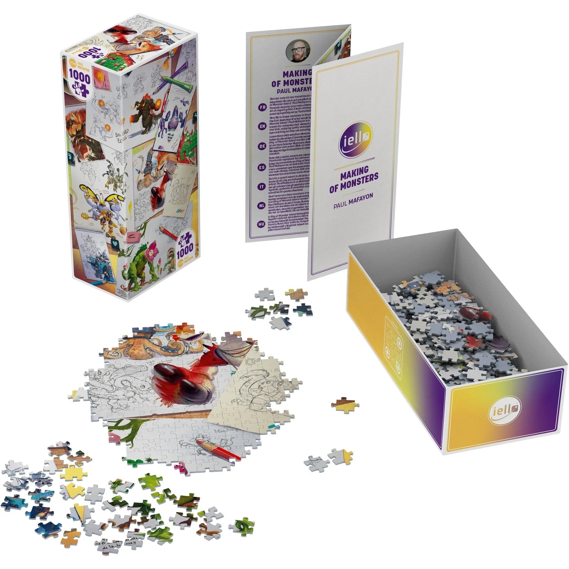 IELLO Puzzle Universe Making Of Monster #15 1000 pieces - Image 2