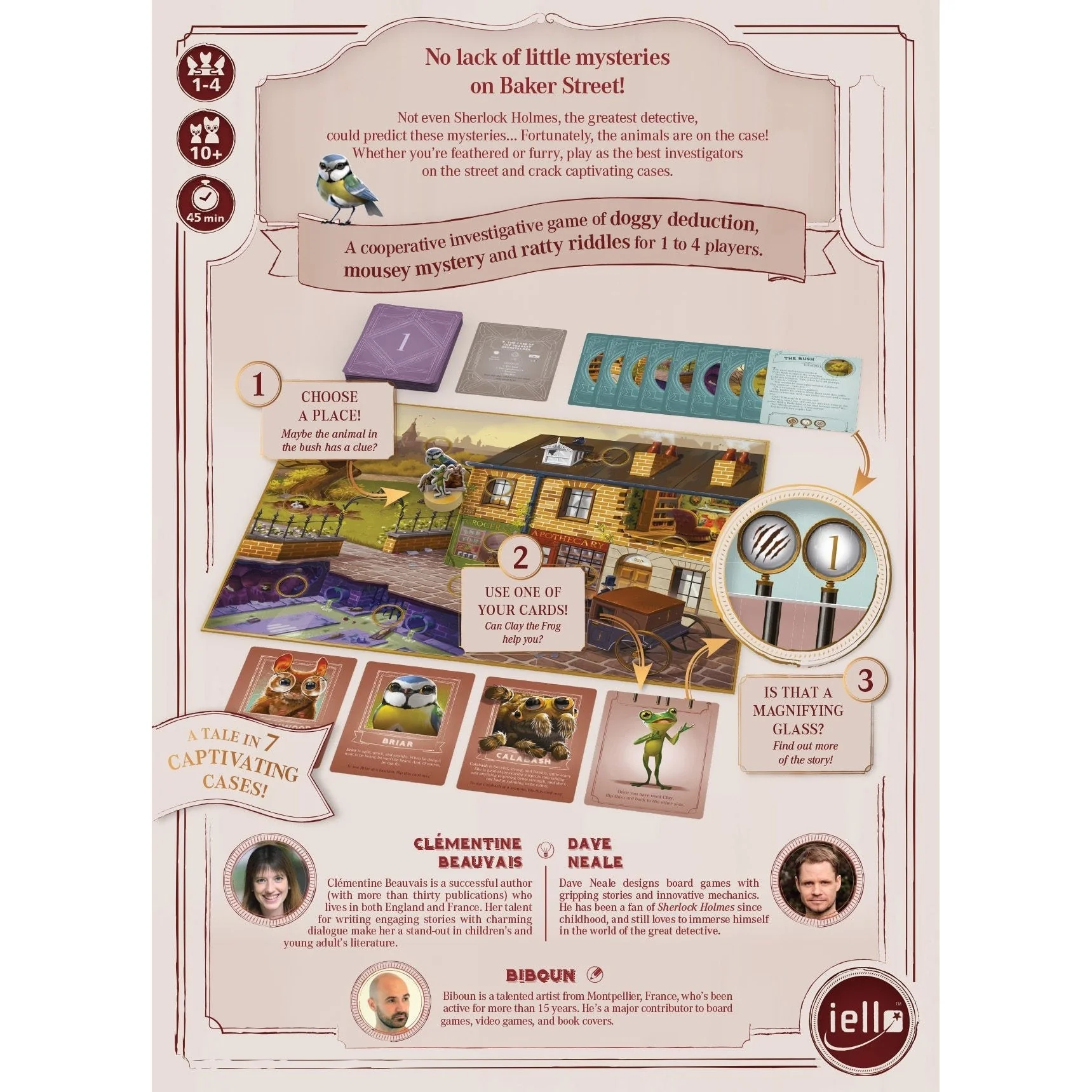 Iello The Animals of Baker Street Game - Image 3