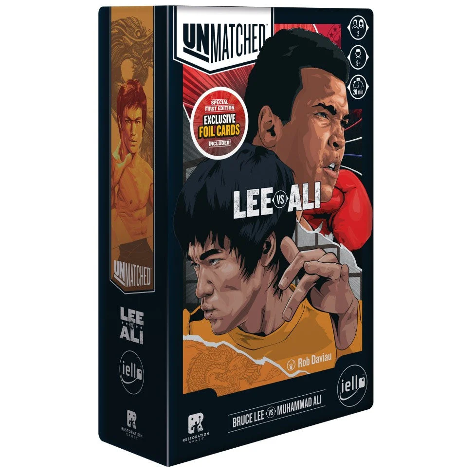 Iello Unmatched Lee VS Ali Game