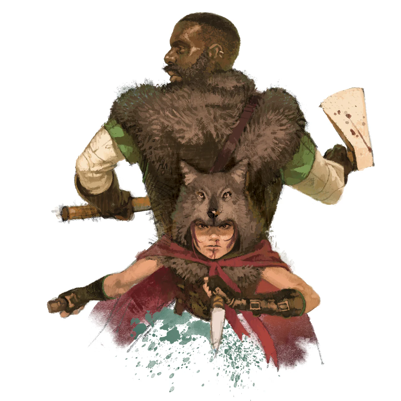 Iello Unmatched Little Red Riding Hood vs Beowulf Foil Promo Card - Image 9