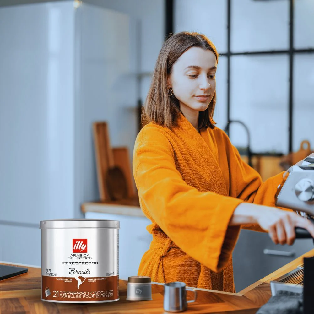 Illy 21-Pieces iper Espresso Coffee Capsules 140g (Brazil) - Image 3