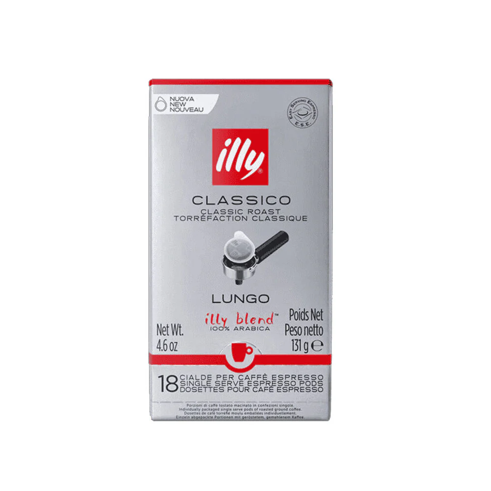 Illy Arabica Lungo E.S.E Espresso Coffee Pods Classic Roast 12x18pcs - Image 3