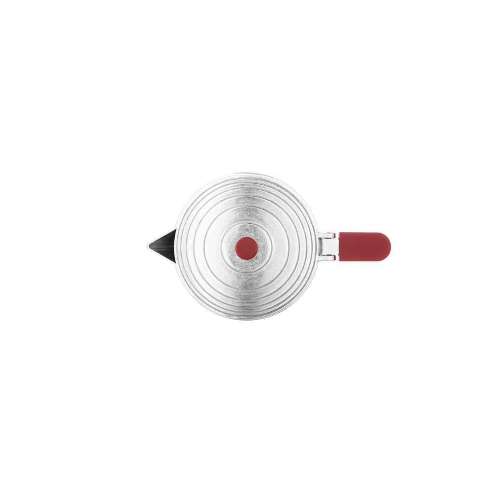 Illy Moka Pot Alessi Pulcina Stovetop Espresso Coffee Maker 150ml Red - Image 4