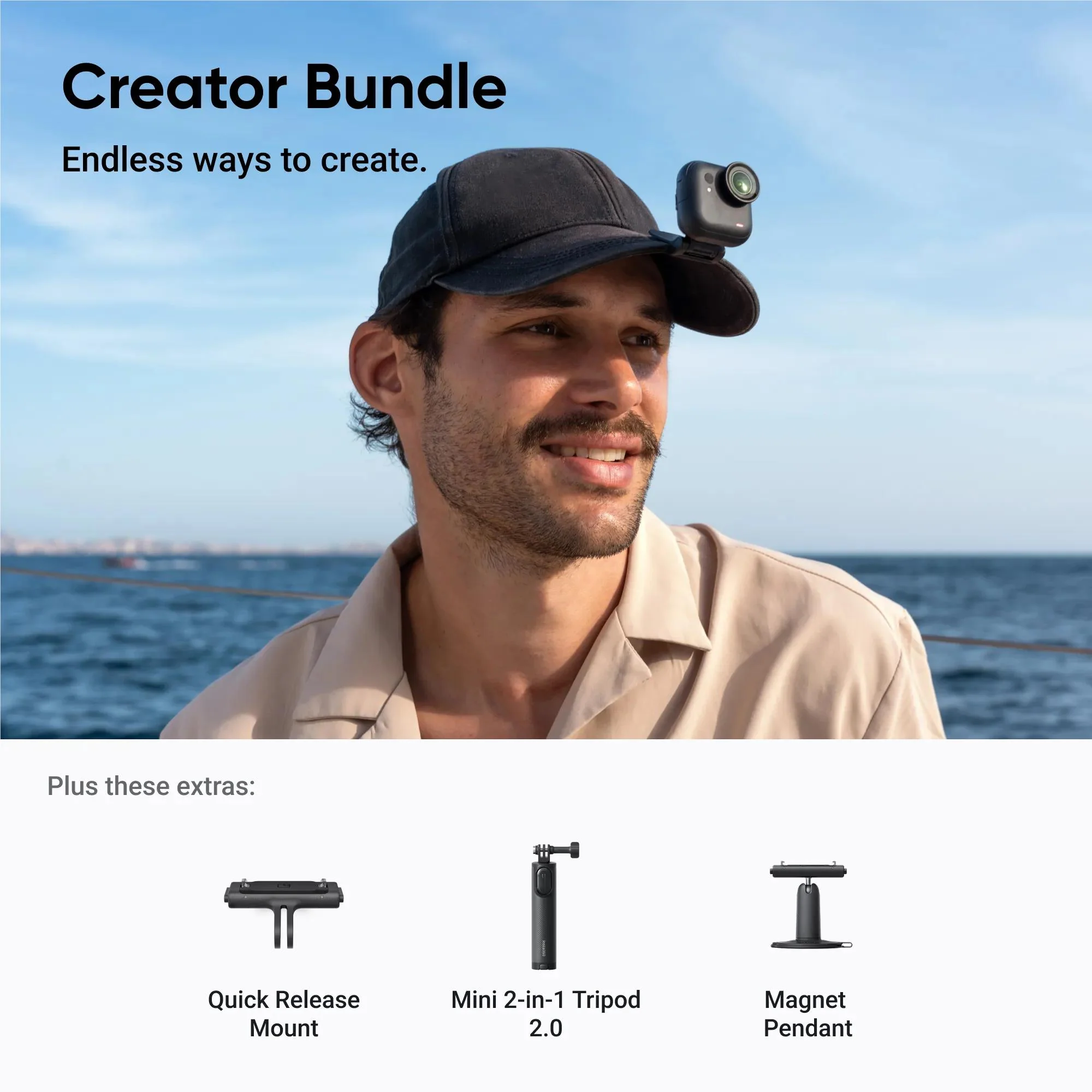 Insta360 Go Ultra Action Cam Creator Bundle (Black) - Image 6