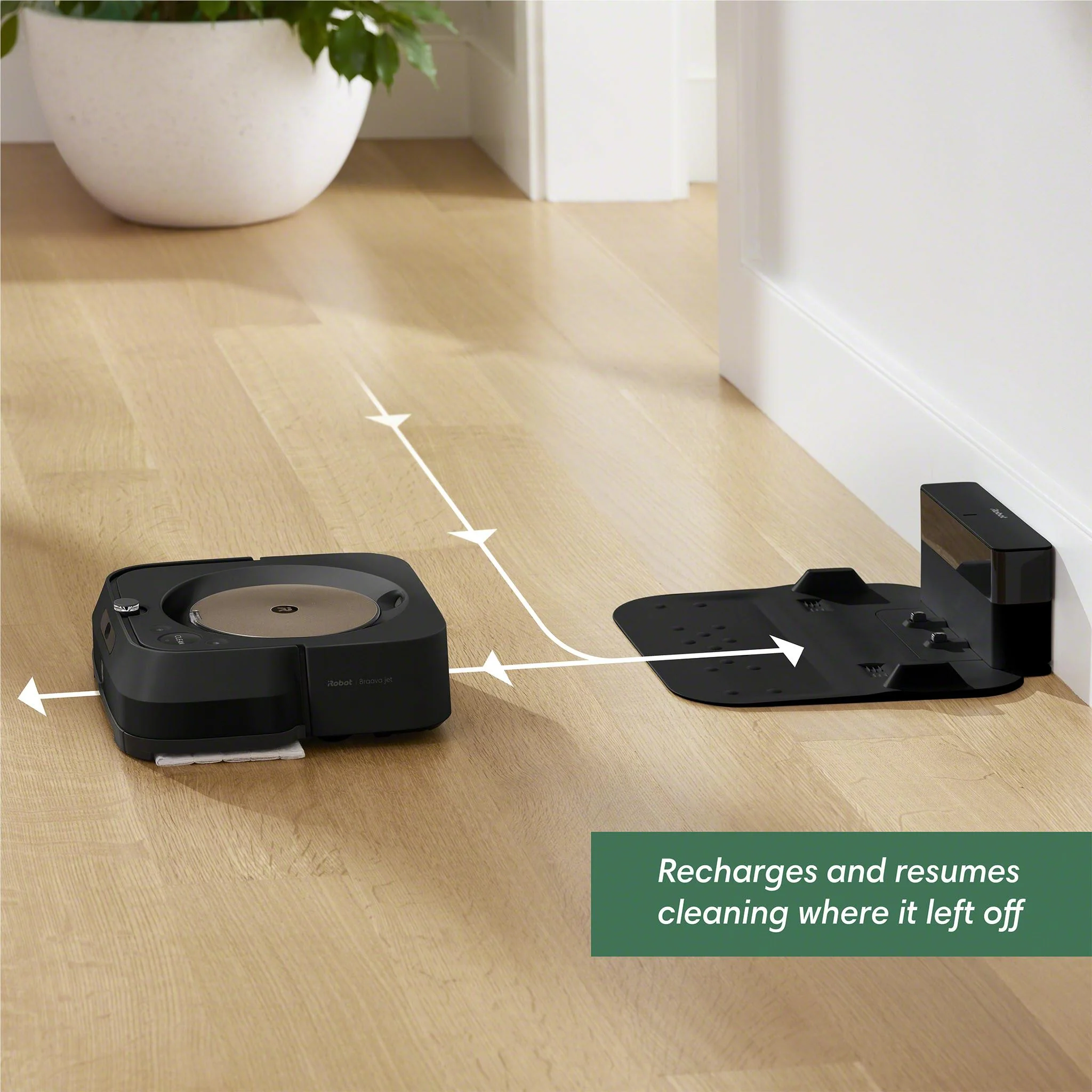 iRobot Braava Jet M6 Robot Mop (Black) - Image 10