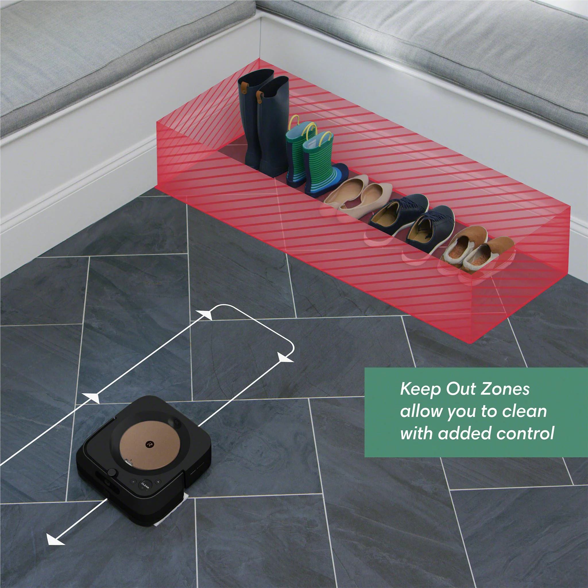 iRobot Braava Jet M6 Robot Mop (Black) - Image 7