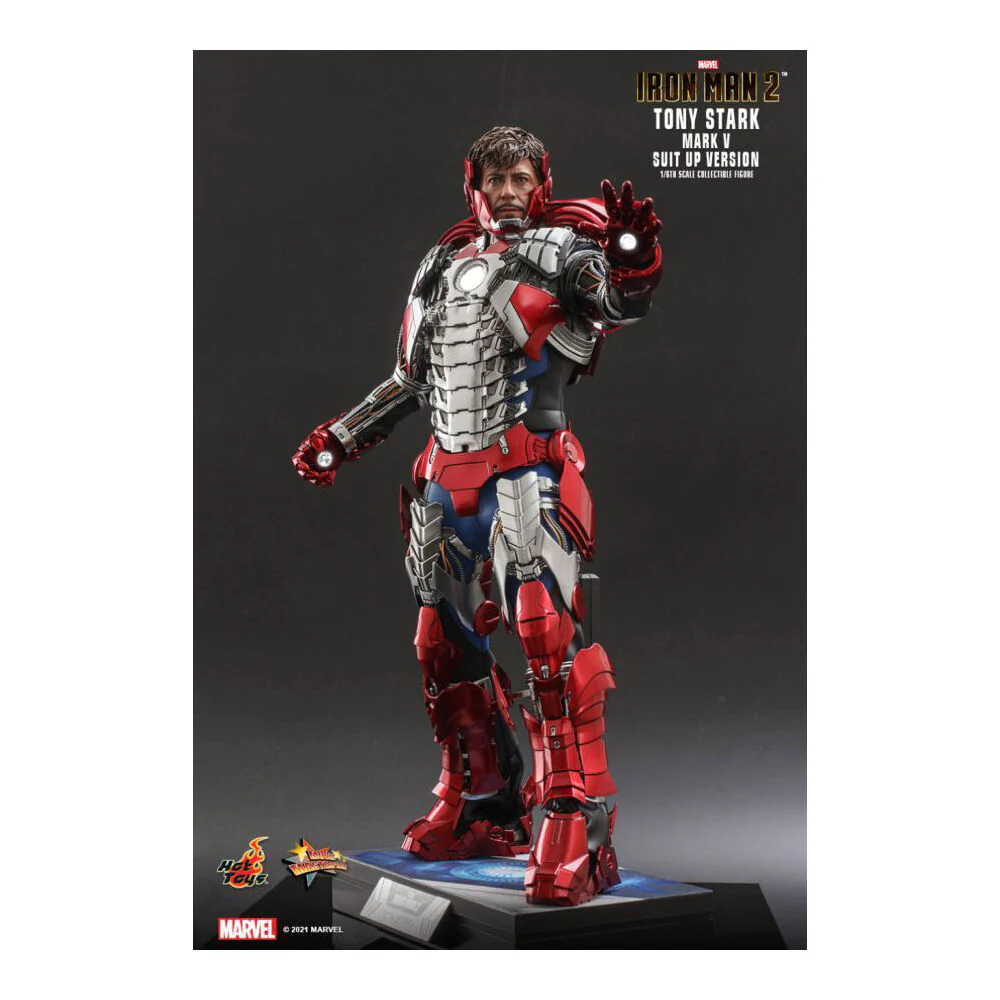 Iron Man 2 Tony Stark Mark V Suit Up 1:6th Scale Collectable - Image 2