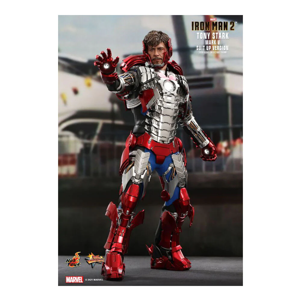 Iron Man 2 Tony Stark Mark V Suit Up 1:6th Scale Collectable - Image 3