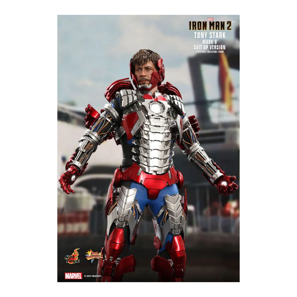 Iron Man 2 Tony Stark Mark V Suit Up 1:6th Scale Collectable - Image 4