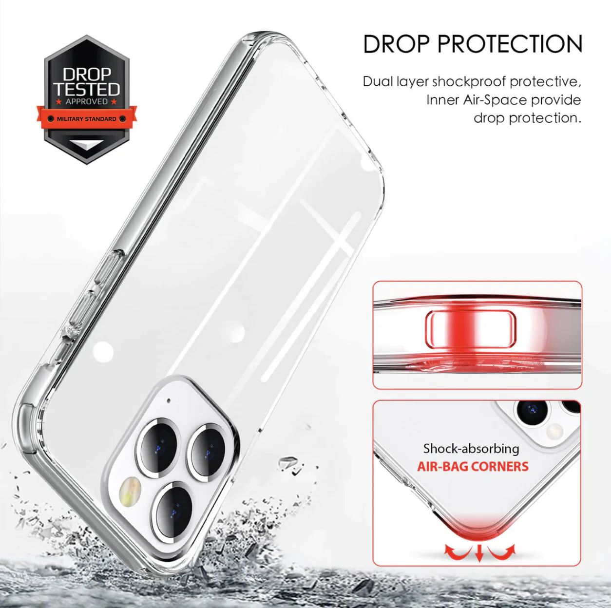 iShield Crystal Palace Clear Case iPhone 13 Mini Transparent - Image 4