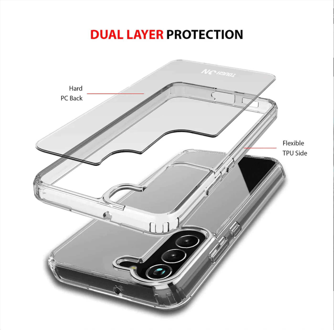 iShield Crystal Palace Clear Case Samsung s23 Plus - Image 2
