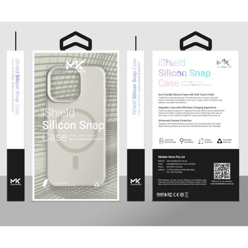 iShield Ultra MagSafe Liquid Silicon Snap Case iPhone 16 Sky Blue - Image 2