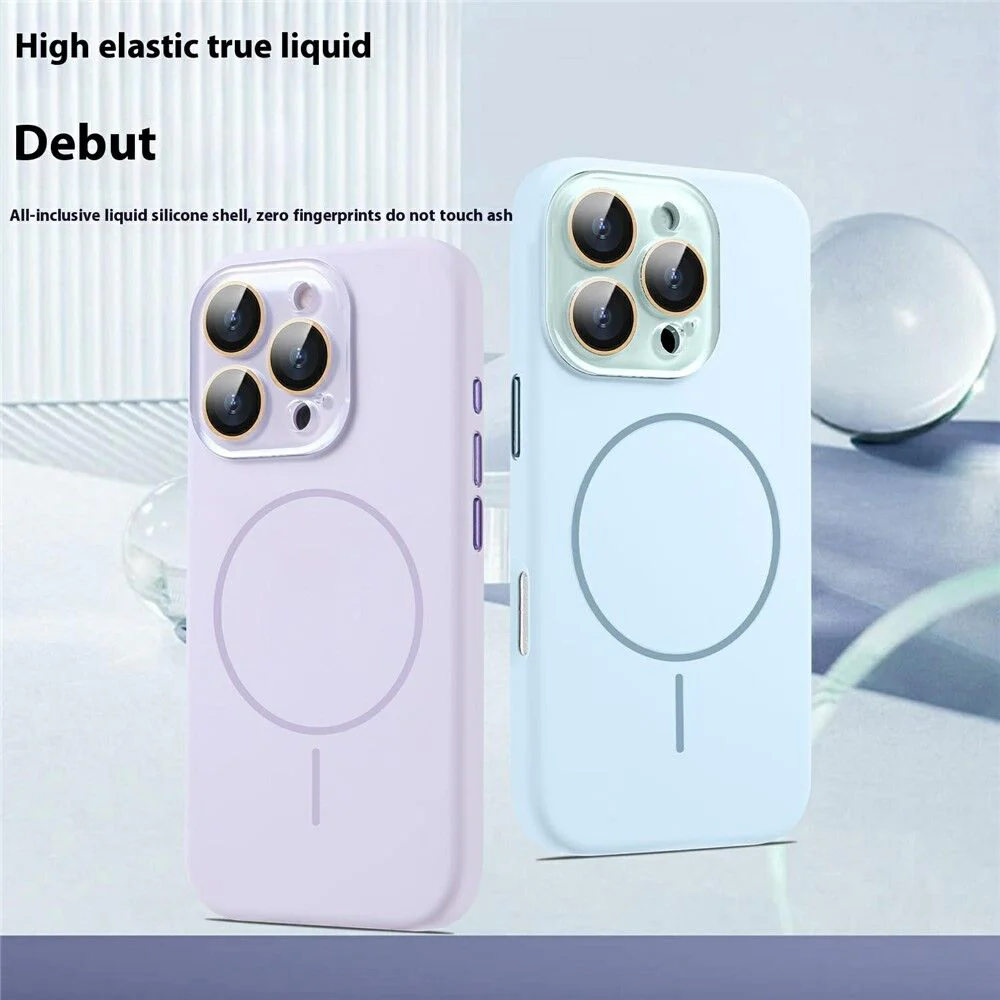 iShield Ultra MagSafe Liquid Silicone Case iPhone 16 Pro Max (Sky Blue) - Image 3