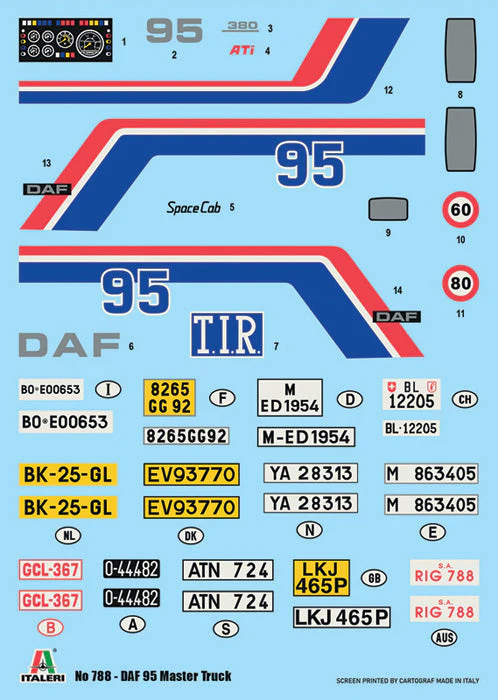 Italeri 1/24 DAF 95 Master Truck - Image 3