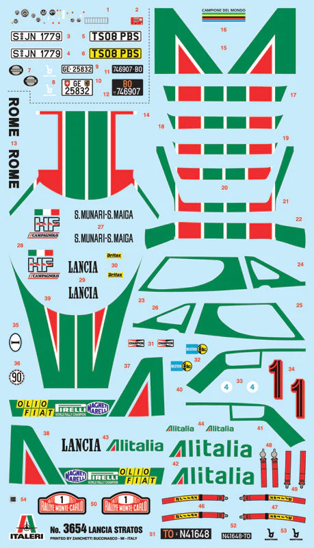 Italeri 1/24 Lancia Stratos HF - Image 3