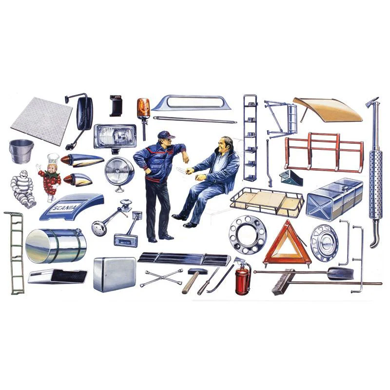 Italeri 1/24 Truck Shop Accessories - Image 2