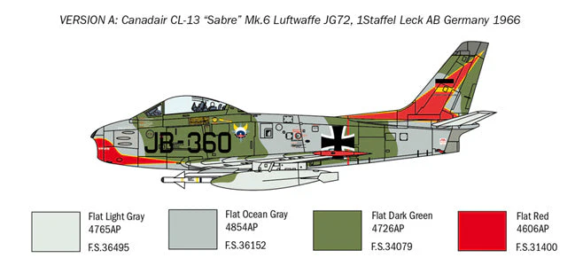Italeri 1/48 F-86E Sabre - Image 4
