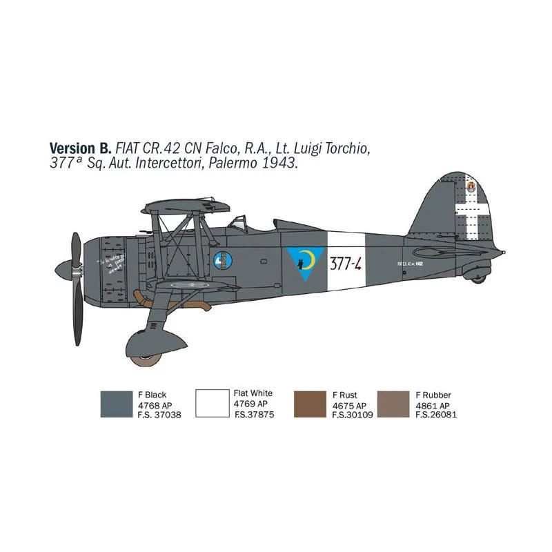 Italeri 1/72 FIAT CR.42 CN Falco Night Fighter - Image 5