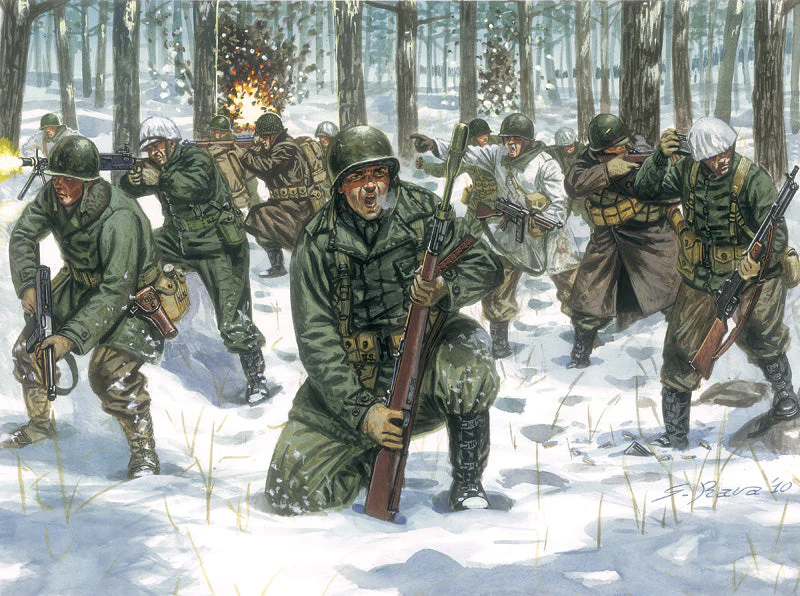 Italeri 1/72 WWII US Infantry Winter Uniform - Image 2