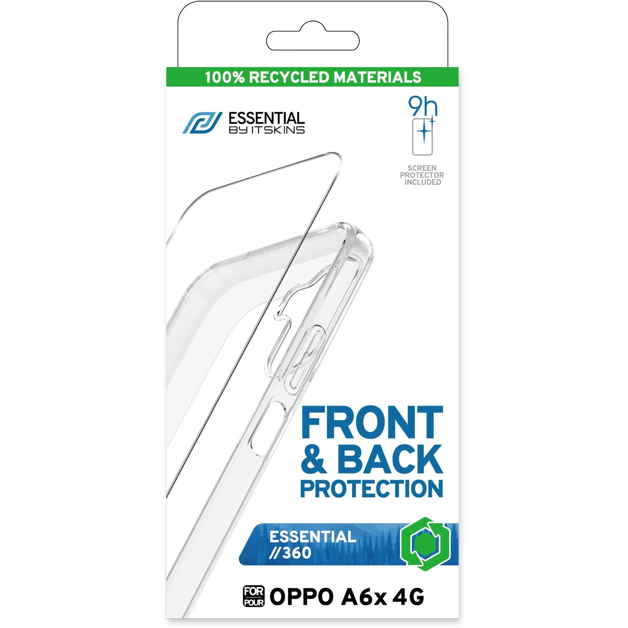 ITSKINS Essentials Bundle Case with Screen Protector for OPPO A6x 4G (Clear) - Image 7