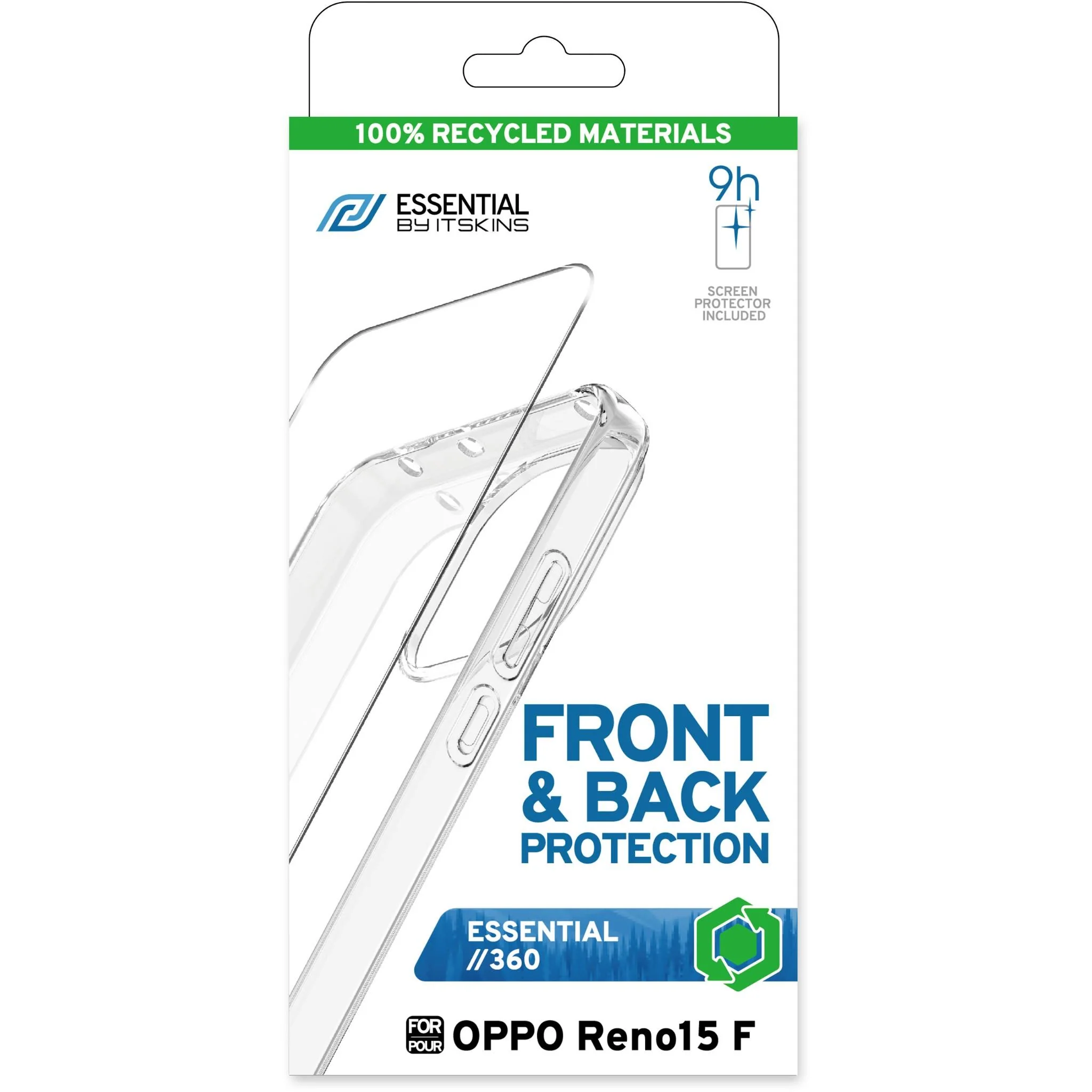 ITSKINS Essentials Bundle Case with Screen Protector for OPPO Reno 15F (Clear) - Image 7