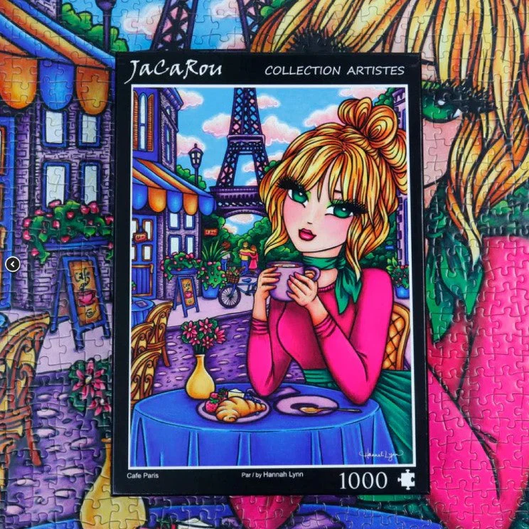 Jacarou 1000pc Cafe Paris Puzzle - Image 2