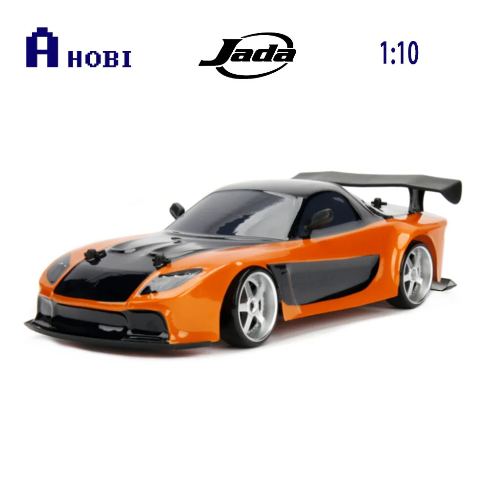 Jada 1:10 Scale Fast & Furious Han's 1993 RC Car Mazda RX-7 Veilside - Image 5