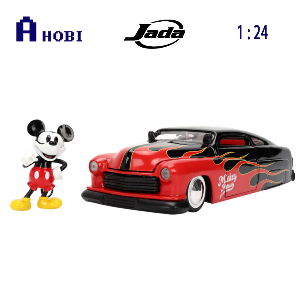 Jada 1:24 Disney 1951 Mercury Coupe With Mickey Mouse Figure Diecast Vehicle - Image 7