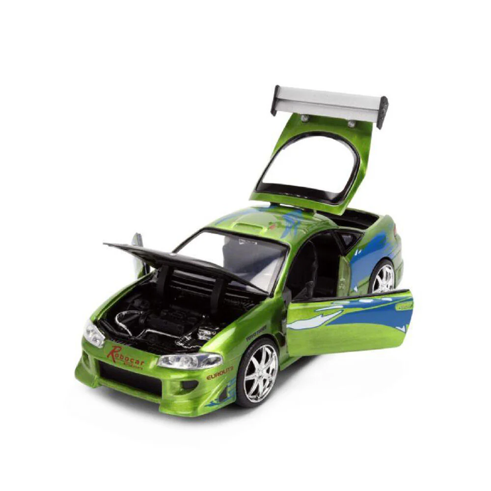 Jada 1:24 Fast & Furious 1995 Brian’s Mitsubishi Eclipse Anniversary Diecast Car - Image 4