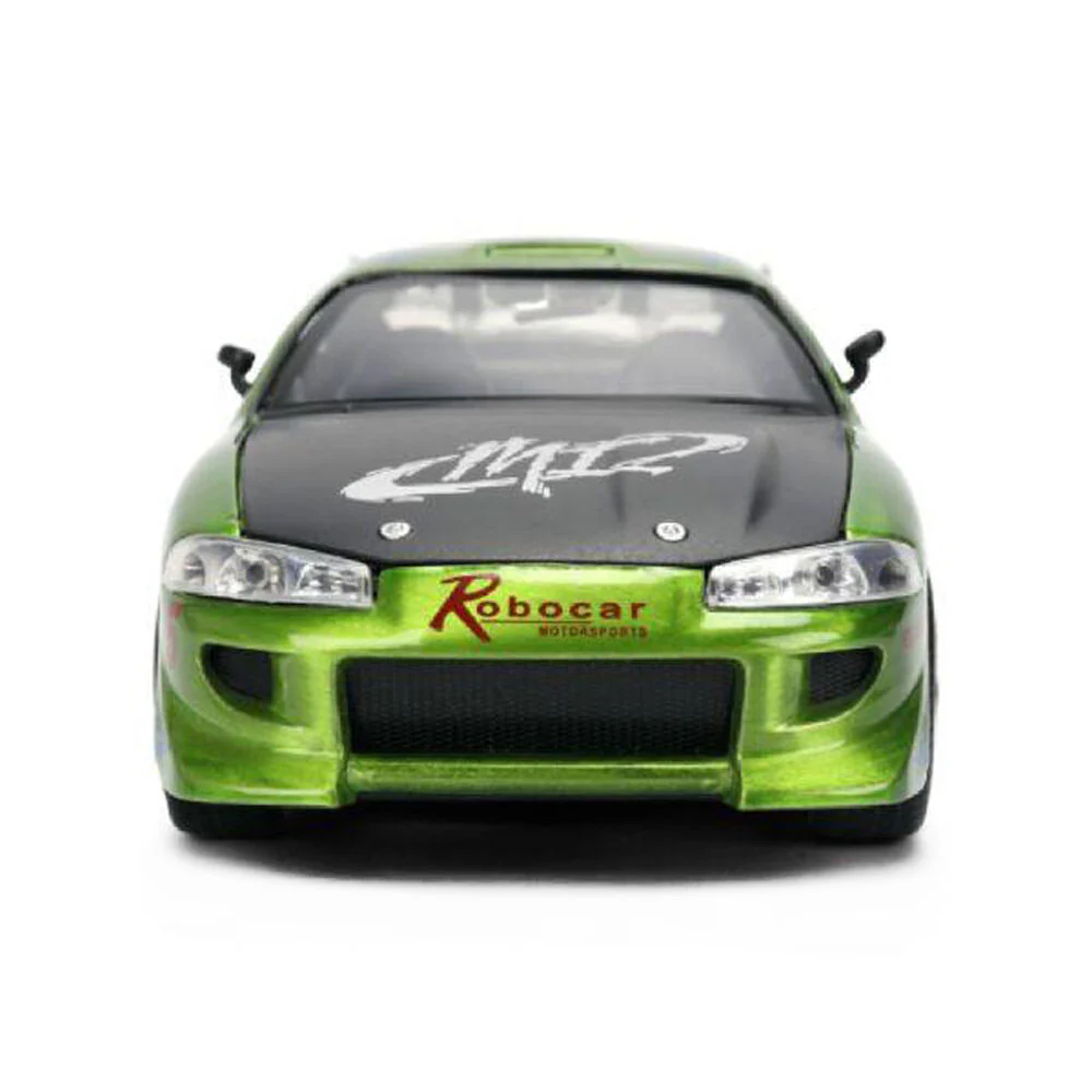 Jada 1:24 Fast & Furious 1995 Brian’s Mitsubishi Eclipse Anniversary Diecast Car - Image 5