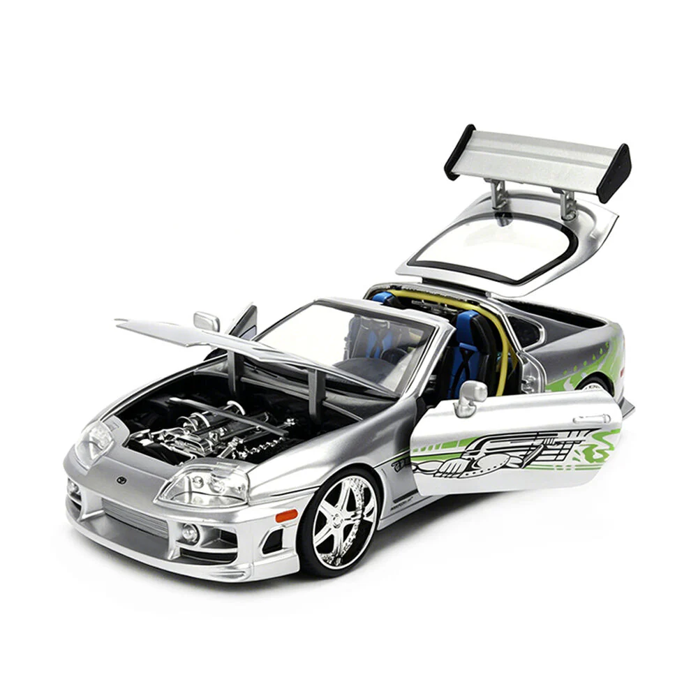 Jada 1:24 Fast & Furious Brian's 1995 Toyota Supra 25th Anniversary Diecast Car - Image 3