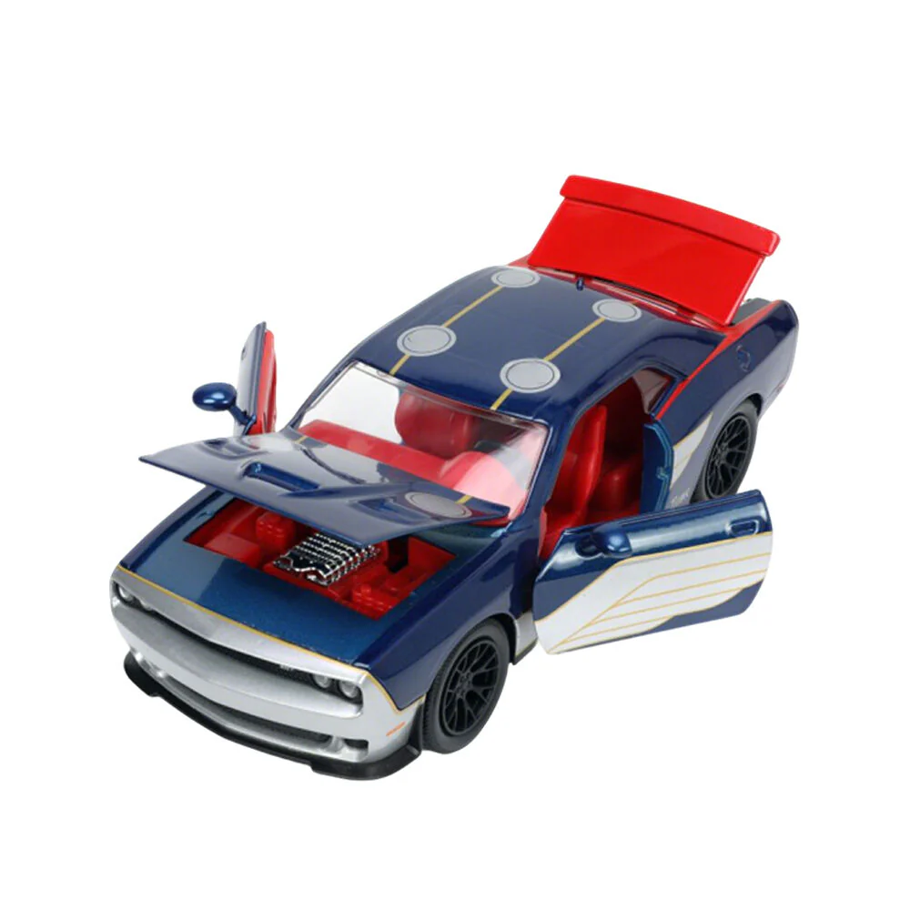 Jada 1:24 Marvel 2015 Dodge Challenger SRT Hellcat With Thor Diecast Figure - Image 4