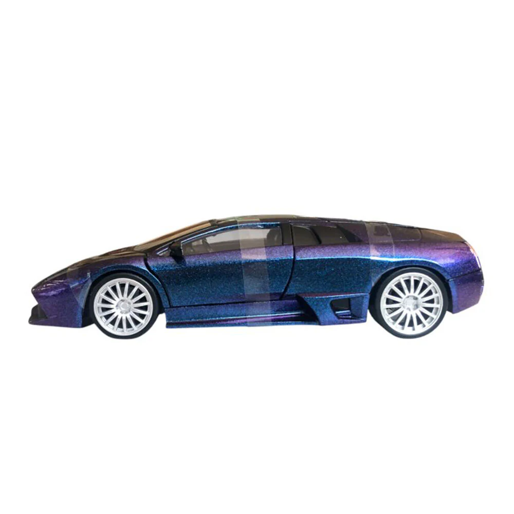 Jada 1:24 Pink Slips Lamborghini Murcielago LP640 Blue Diecast Vehicle Model - Image 3