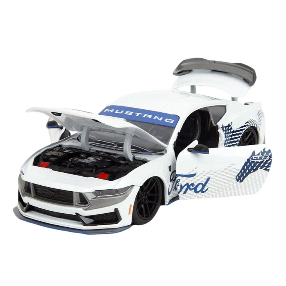 Jada 1:24 Scale Big Time Muscle 2024 Ford Mustang Dark Horse Edition Diecast Car - Image 3
