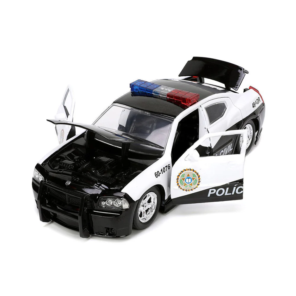 Jada 1:24 Scale Fast & Furious Dodge Charger Police Car 2006 Diecast Model - Image 2