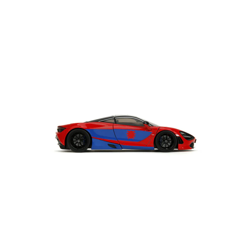 Jada 1:24 Scale Hollywood Rides Spider-Man With McLaren 720S Diecast Vehicle - Image 4