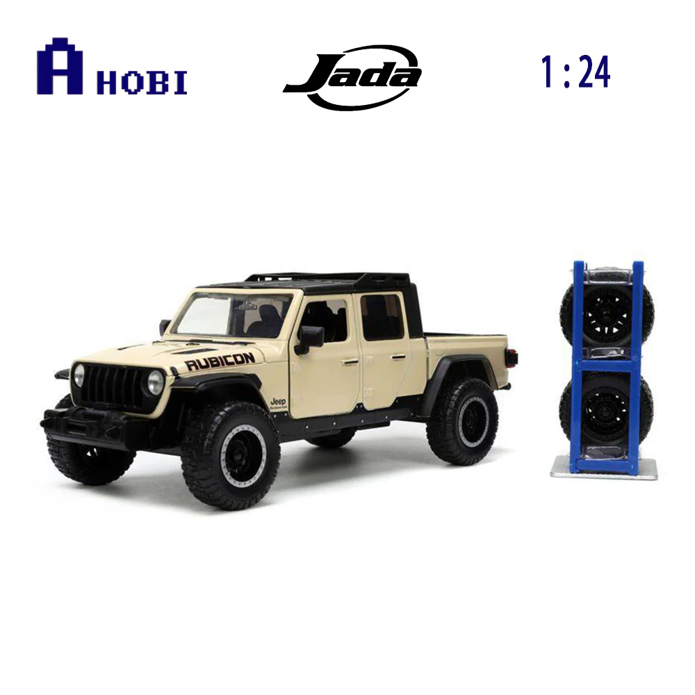 Jada 1:24 Scale Just Trucks Jeep Gladiator 2020 Diecast Model With Extra Wheels - Image 3