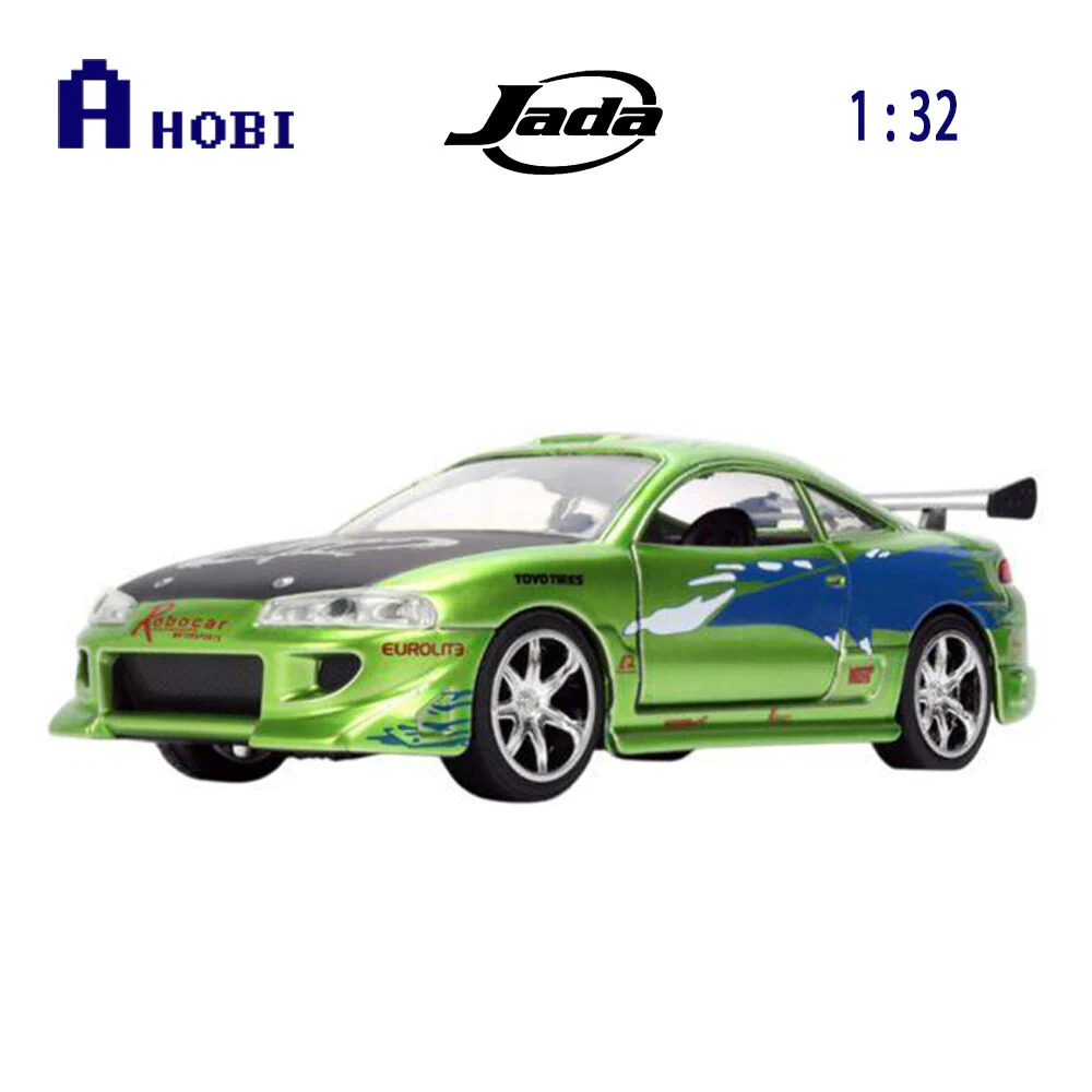 Jada 1:32 Fast & Furious Brian’s 1995 Mitsubishi Eclipse Anniversary Diecast Car - Image 7