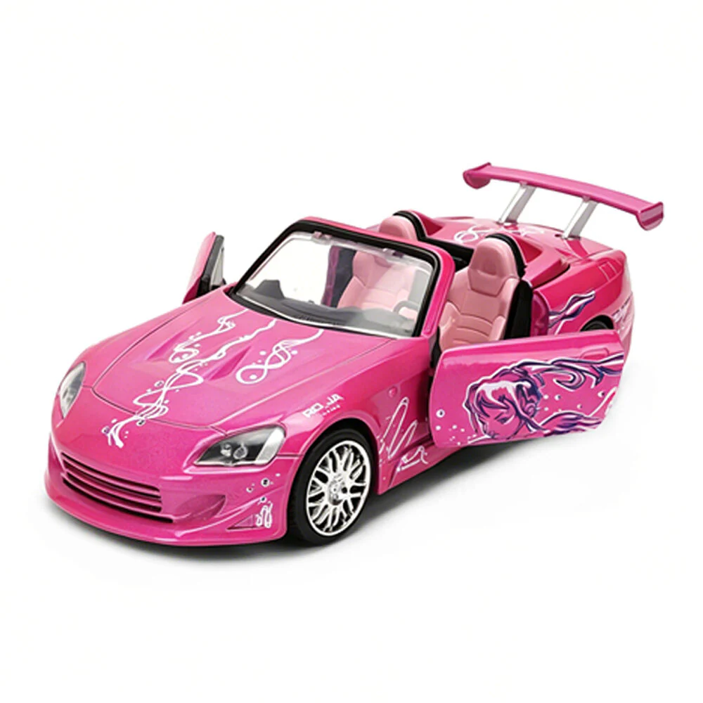 Jada 1:32 Fast & Furious Honda S2000 2001 25th Anniversary Pink Diecast Car - Image 3