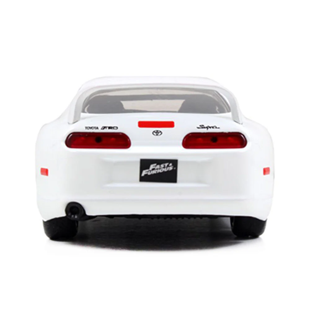 Jada 1:32 Scale Fast And Furious 1995 Toyota Supra White Diecast Vehicle Model - Image 6
